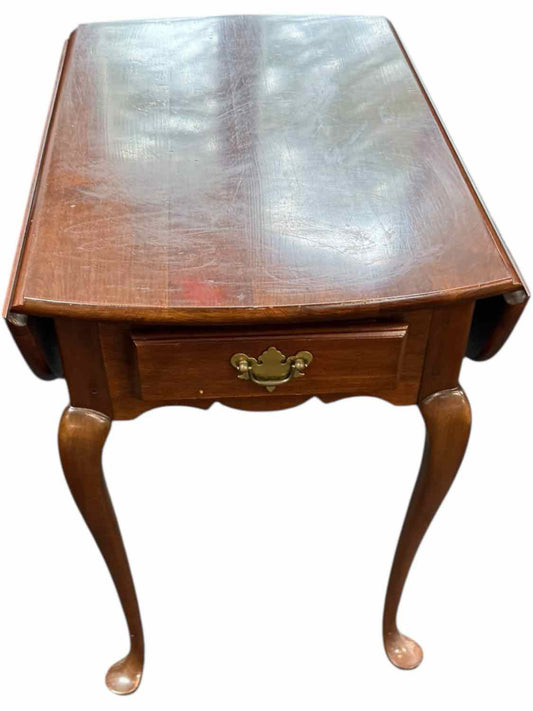 Drop-Leaf End Table