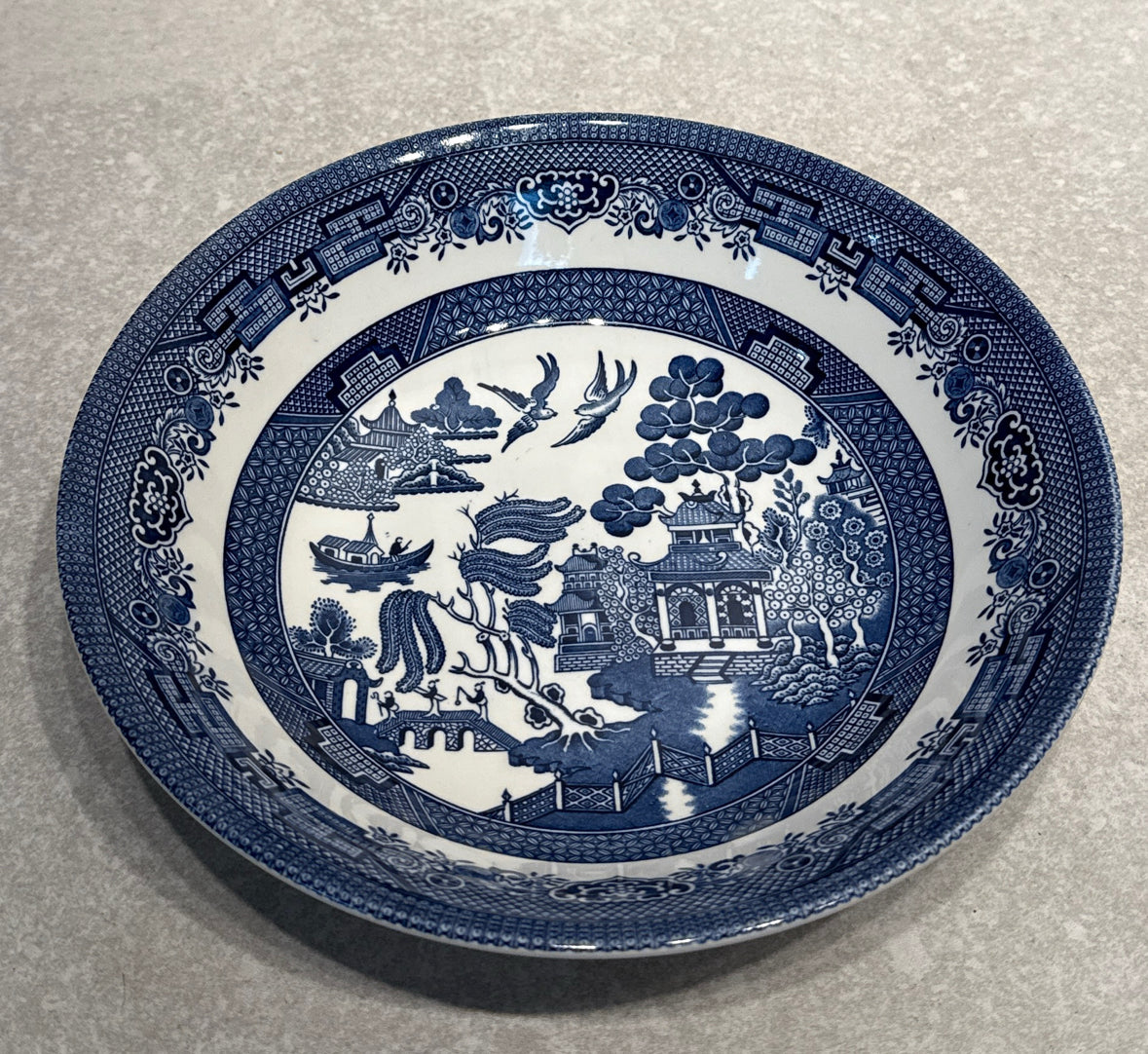 Blue Willow Serving Bowl