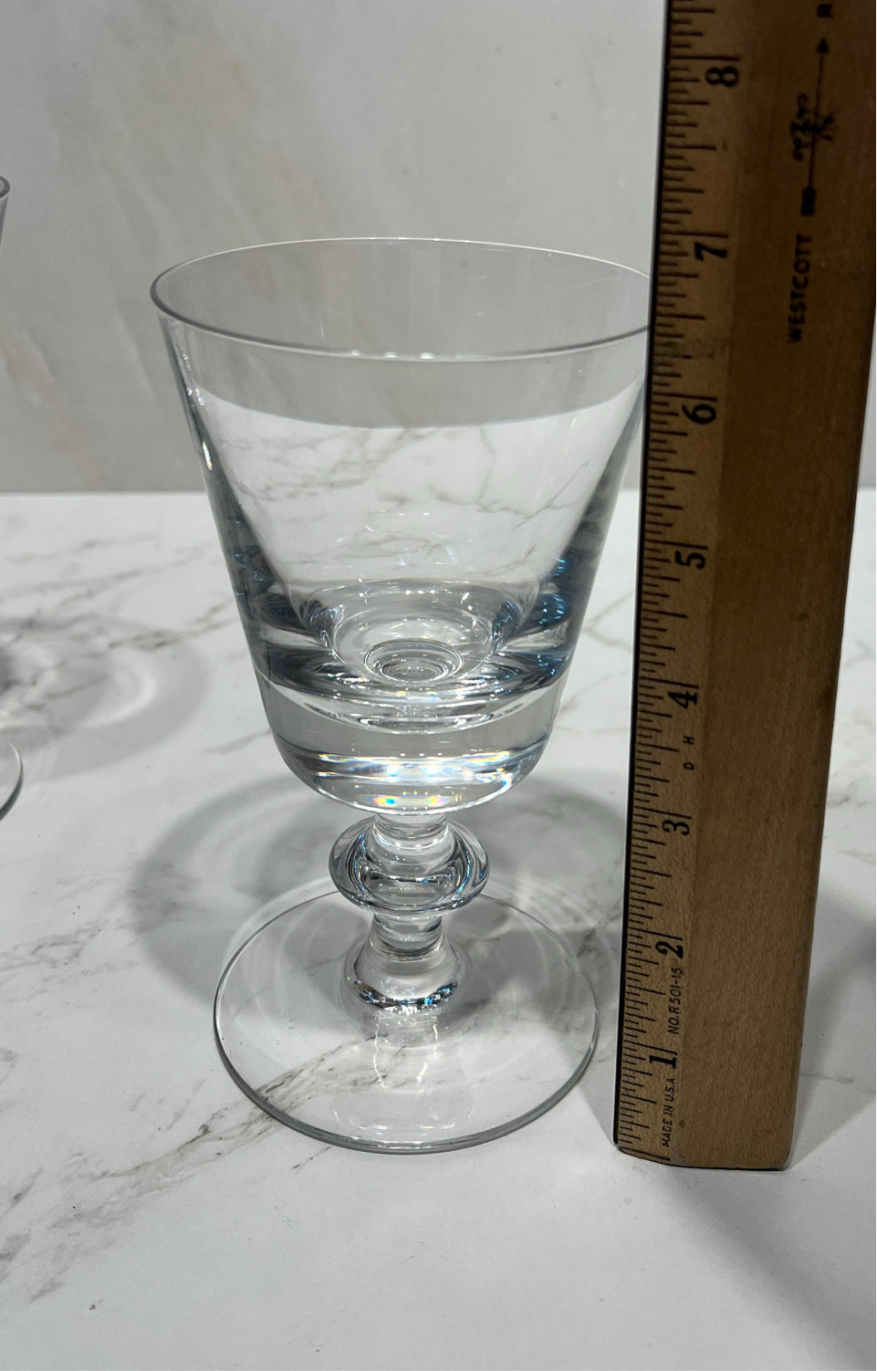 Set of 4 Val St. Lambert Glasses