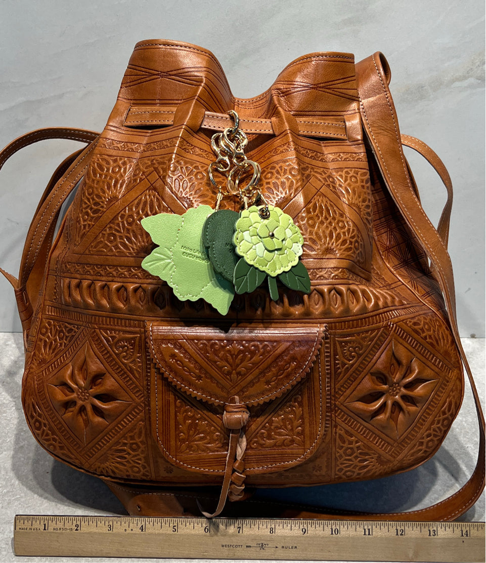 Moroccan Leather Bucket Bag
