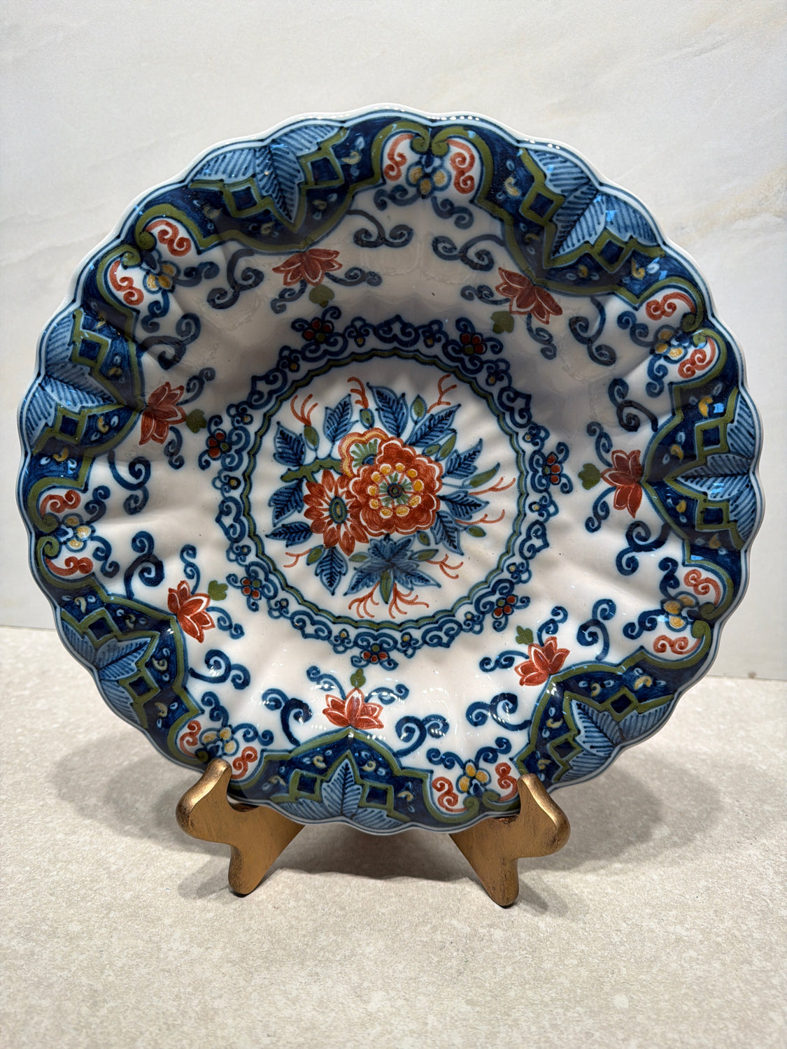 Royal Tichelaar Makkum Ribbed Dish