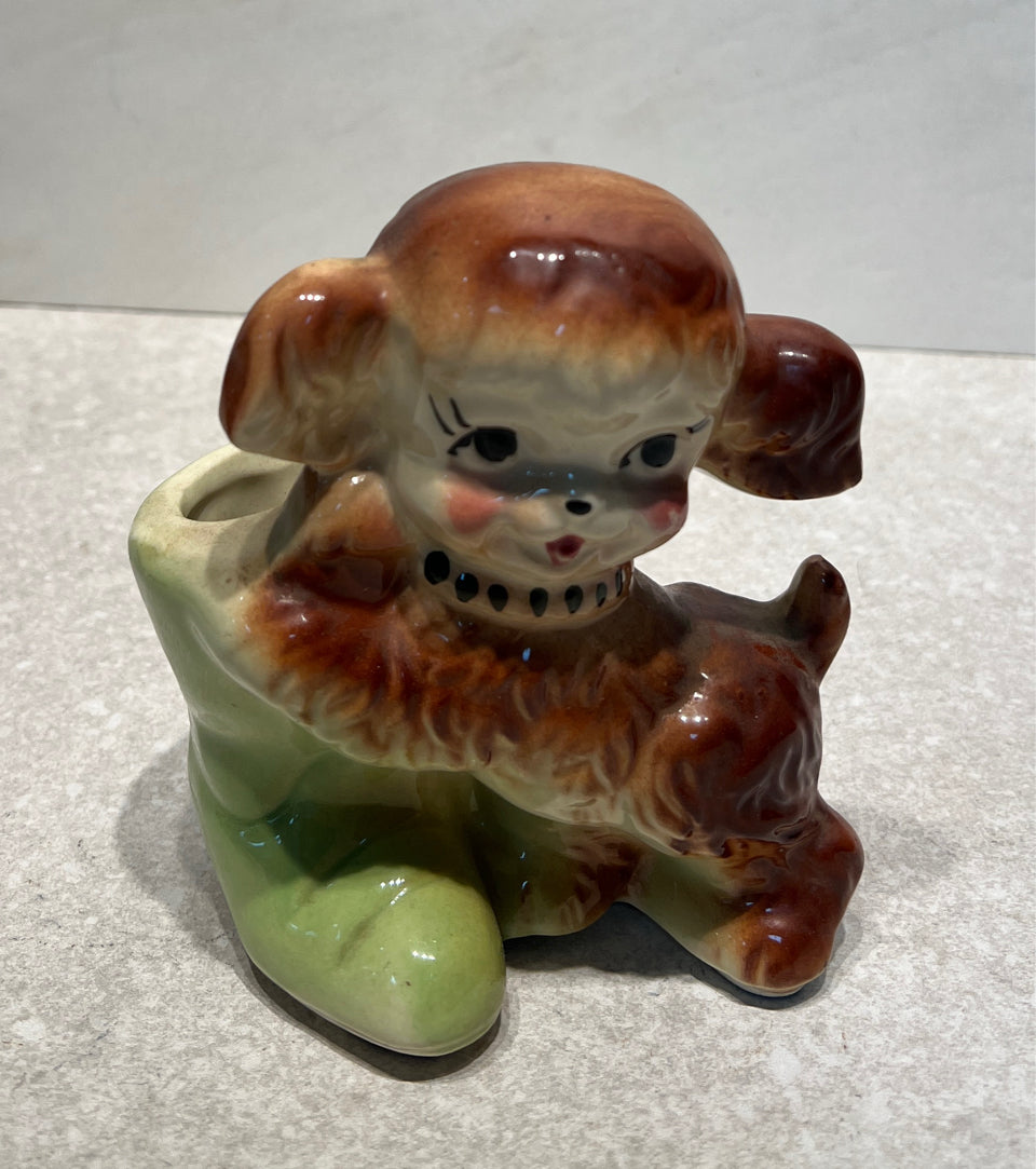 Vintage Shawnee Puppy Planter