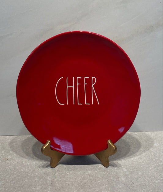 Rae Dunn Cheer Dinner Plate