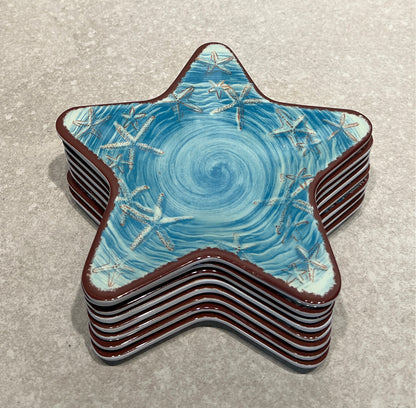 Set of 8 Melamine Plates