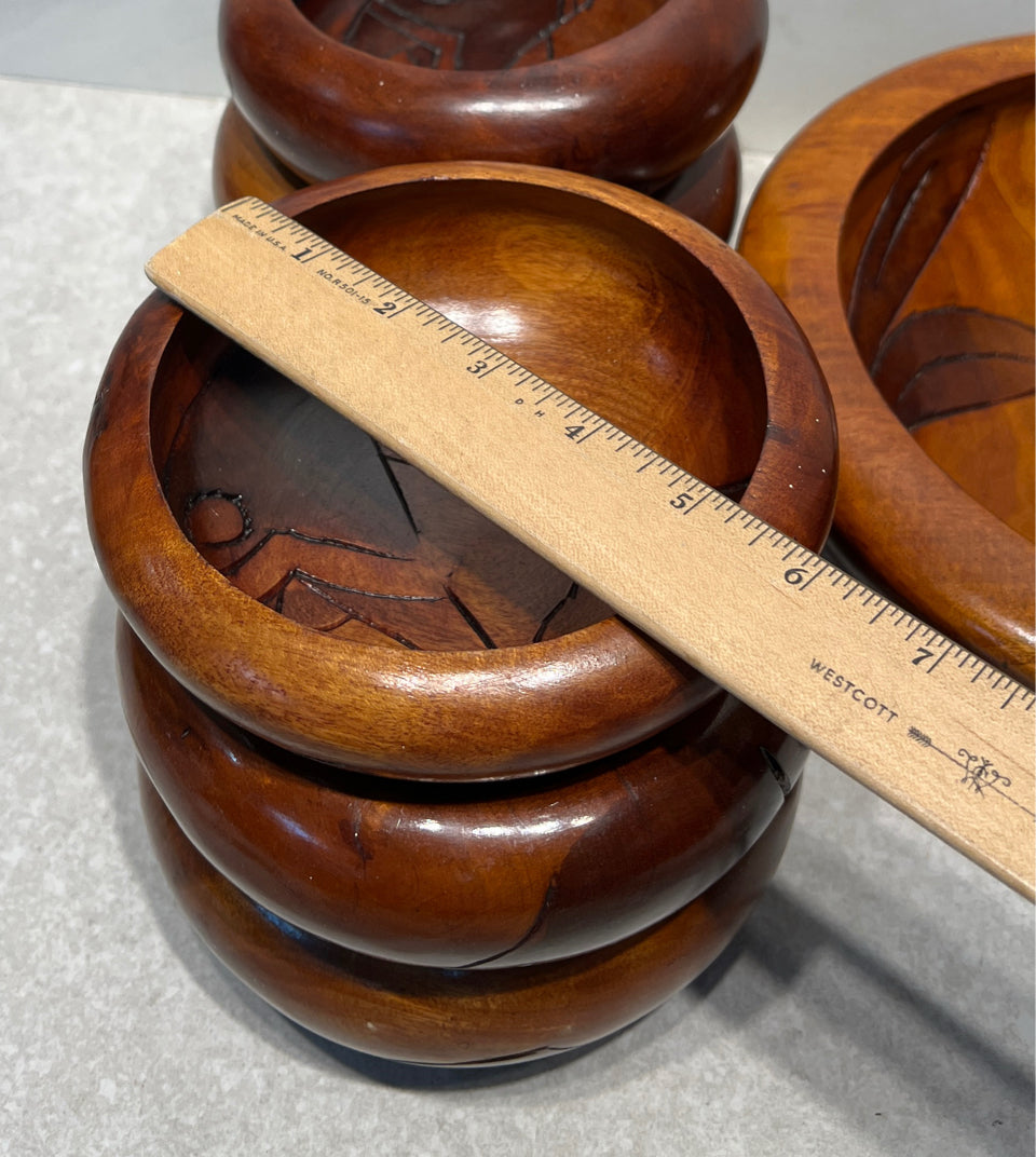 7-Piece Wooden Bowl Set
