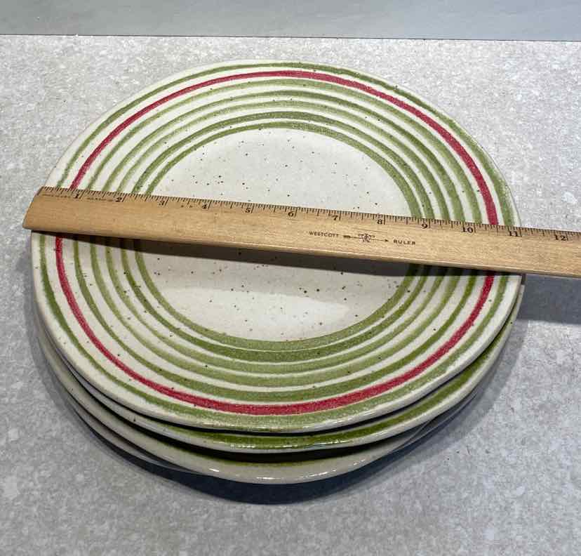 Set of 4 Crate and Barrel Plates