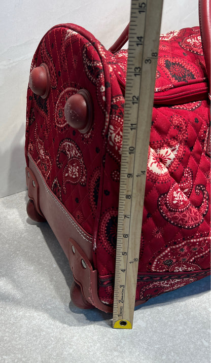 Vera Bradley Rolling Duffel Bag - as is