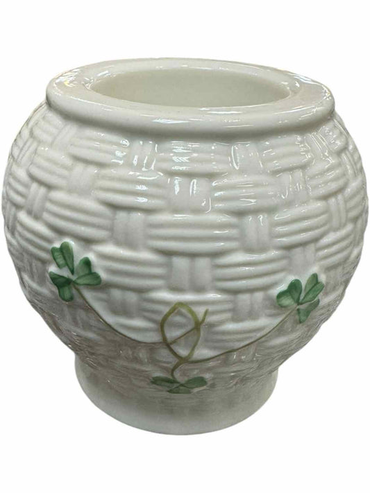 Belleek Candle Holder