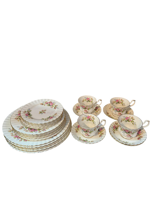 Royal Albert Moss Rose Dinnerware Set