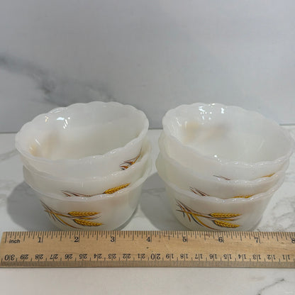 Set of 6 Vintage Fire King Bowls