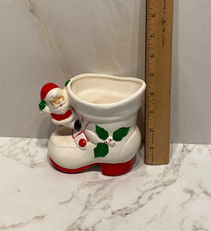 Vintage Santa Shoe