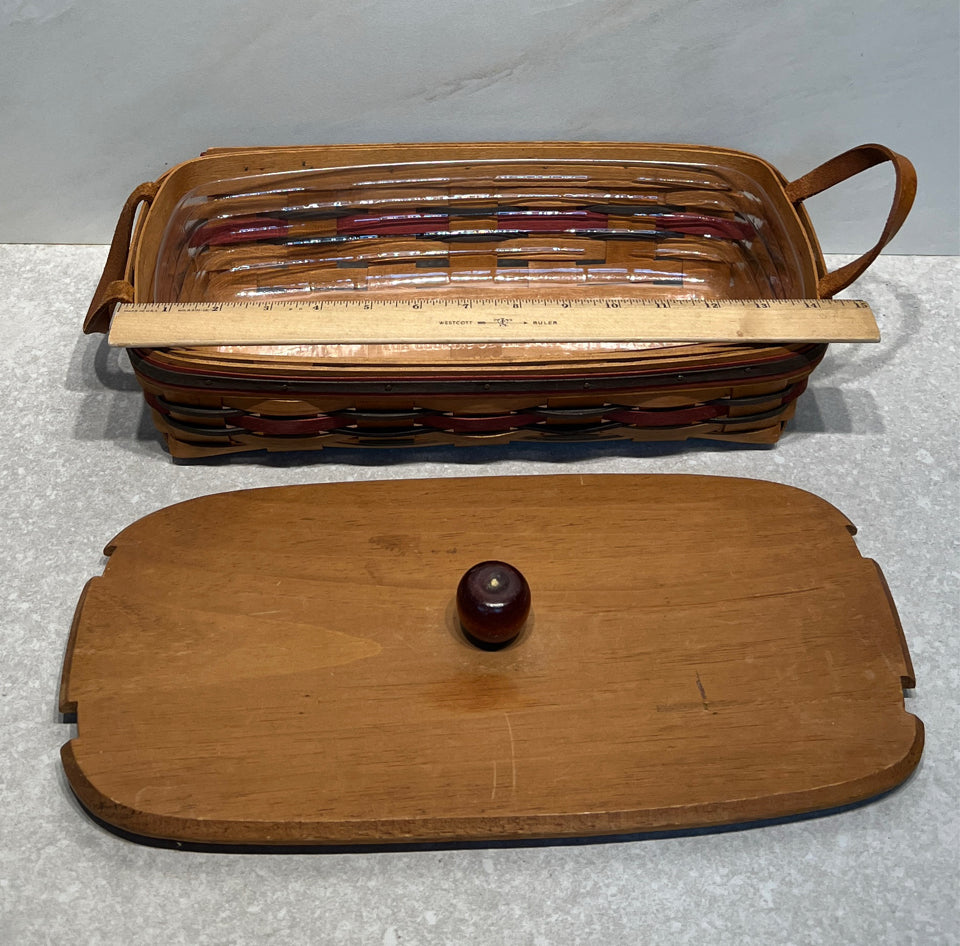 Covered Longaberger Basket
