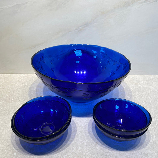 5 Piece Blue Bowl Set