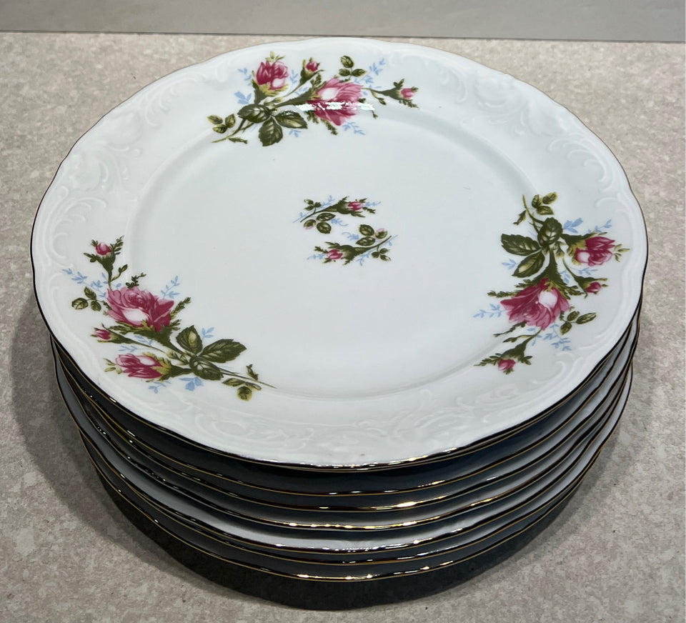 Set of 8 Poland Dinner Plates