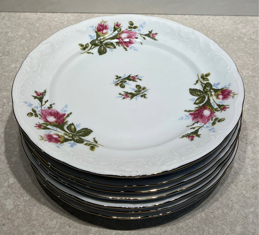 Set of 8 Poland Dinner Plates