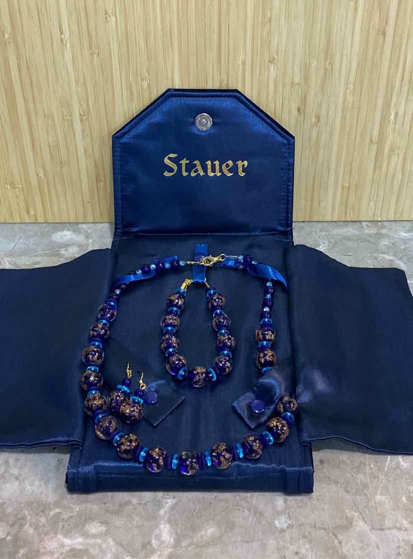 Stauer Murano Necklace, Bracelet, Earrings
