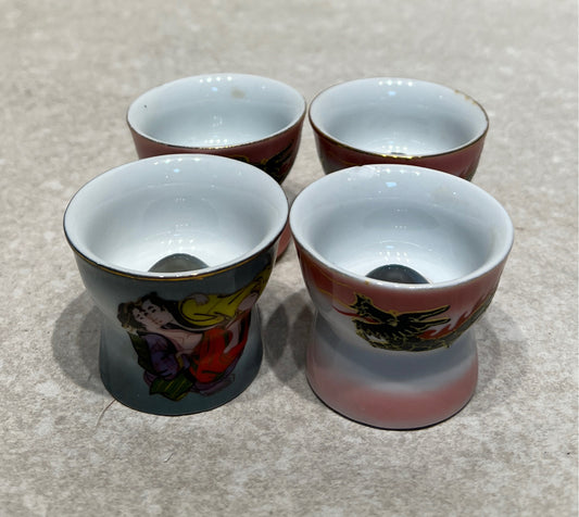 Set of 4 Saki Glasses