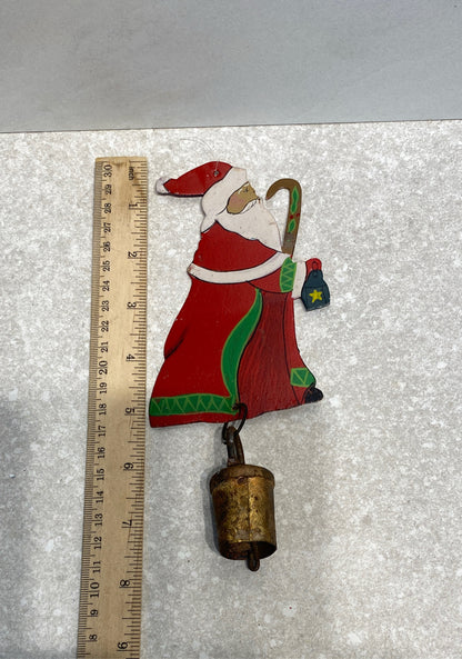 Metal Santa Ornament