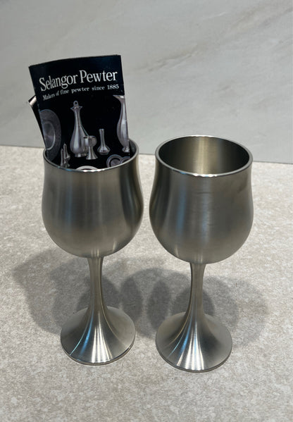 Set of 2 Selangor Pewter Cups