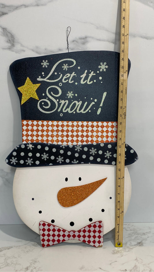 Snowman Sign