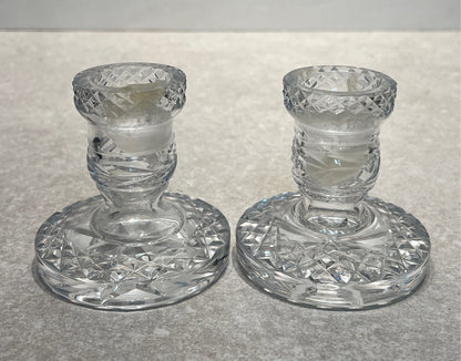 Set of 2 Waterford Candle Holders