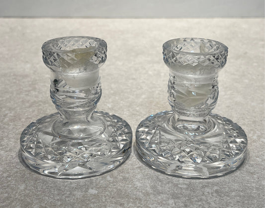 Set of 2 Waterford Candle Holders
