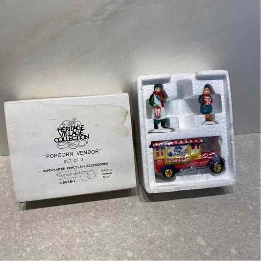 Dept. 56 Popcorn Vendor