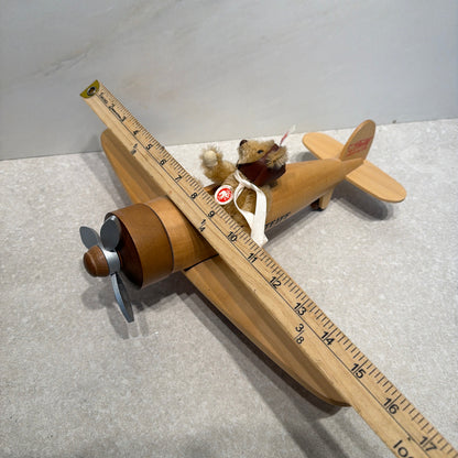 Steiff 038259 Bear with Plane