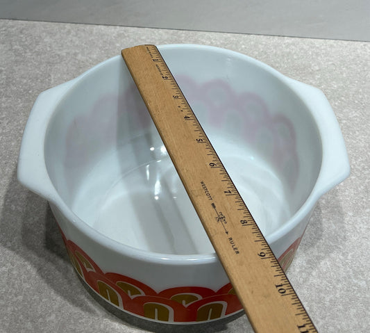 Pyrex Fish Scale Bowl 344 - No Cover
