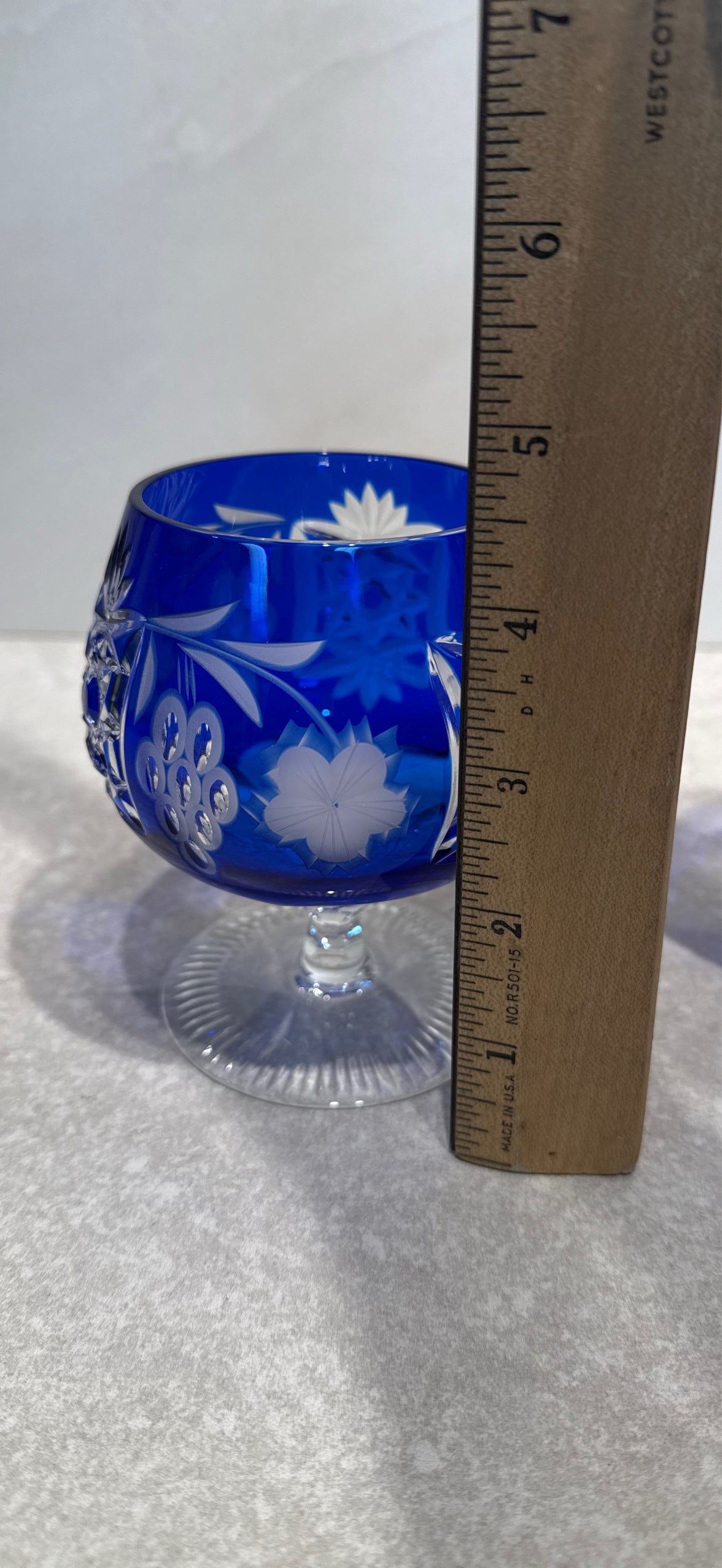 Set of 5 Ajka Marsala Brandy Glasses