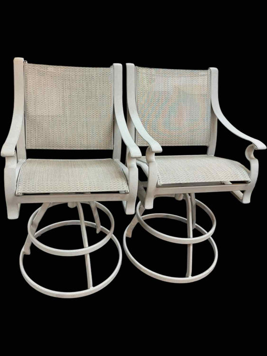Set of 2 Winston Outdoor Swivel Bar Stools