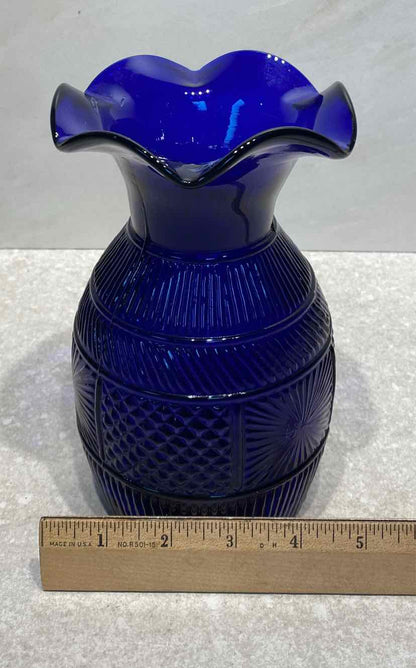 Clevenger Bros Cobalt Blue Vase