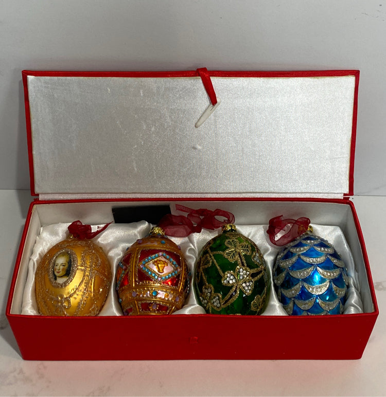 Set of 4  Joan Rivers Ornaments