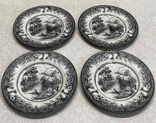 Set of 4 Royal stafford Plates