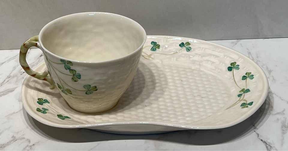 Belleek Snack Plate