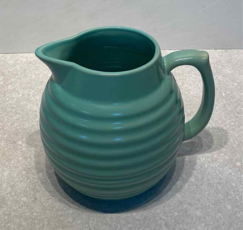 Over And Back Yelloware Pitcher