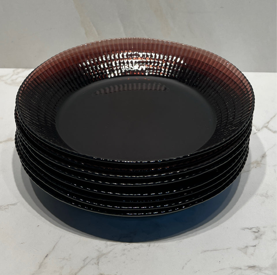 Set of 8 Purple Bowls
