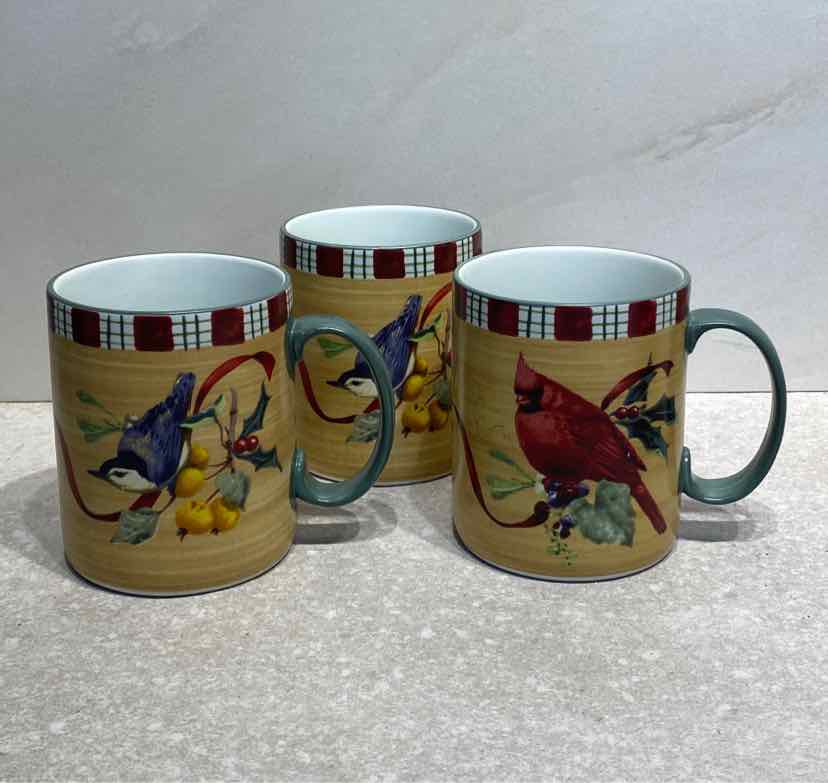 Set of 5 Lenox Mugs