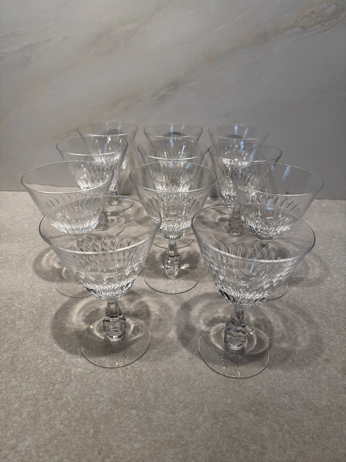 Set of 11 Tiffin Glasses