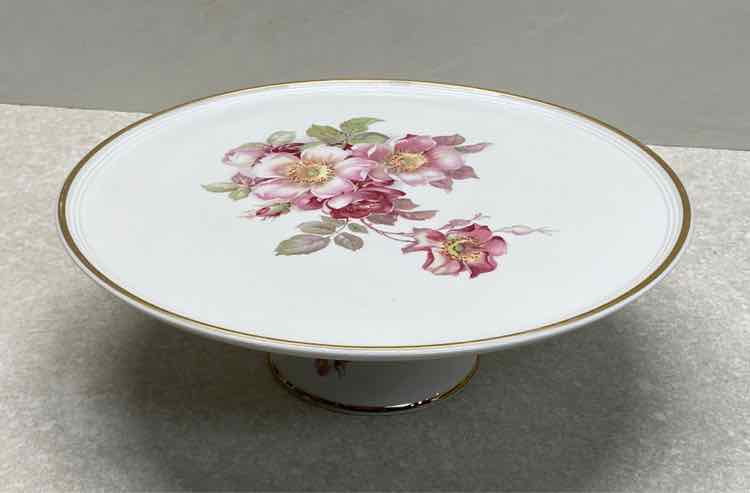 Wild Rose Cake Plate