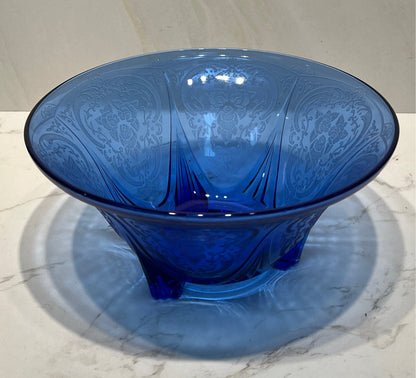 Royal Lace Cobalt Blue Bowl