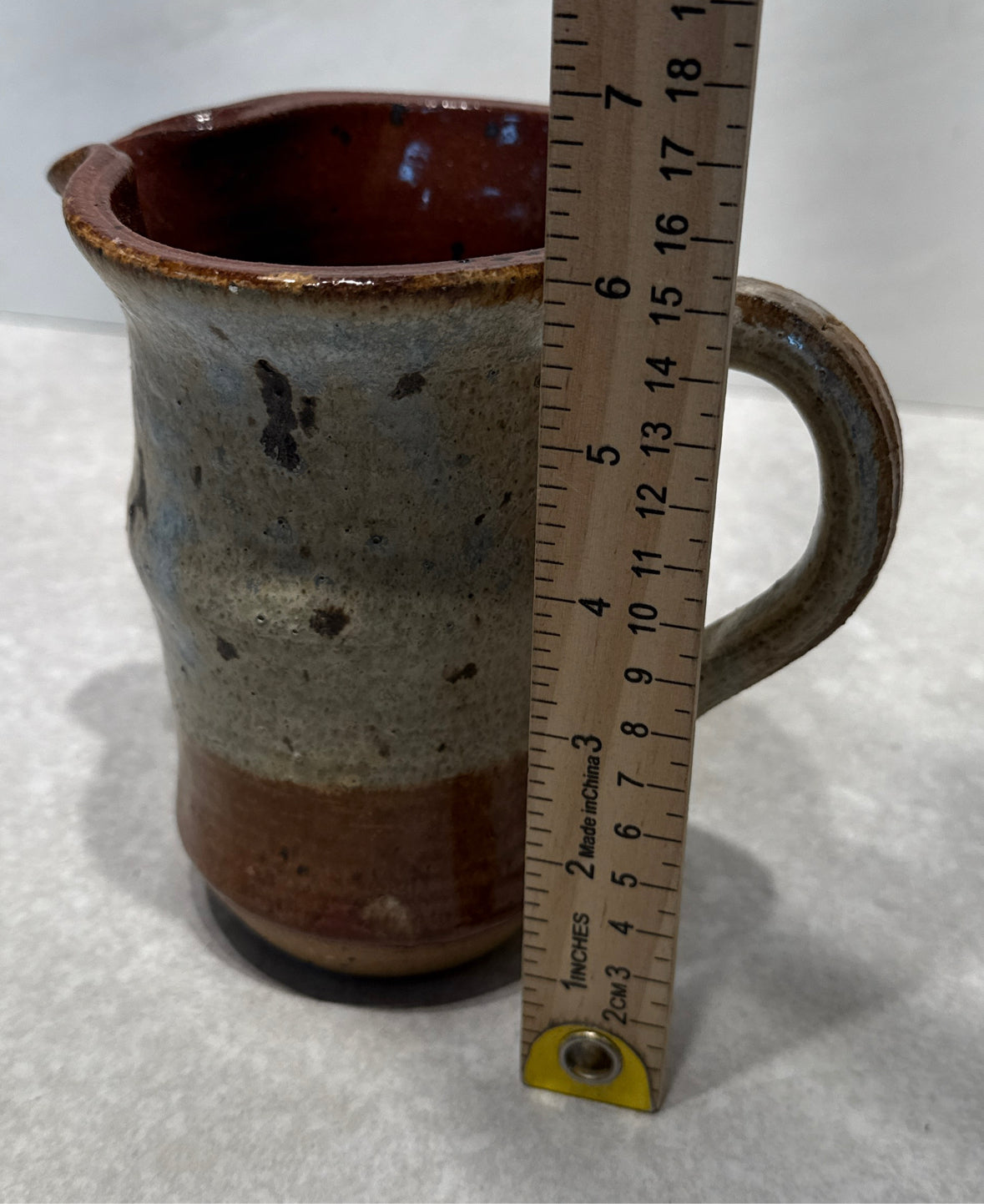 signed Pottery Pitcher