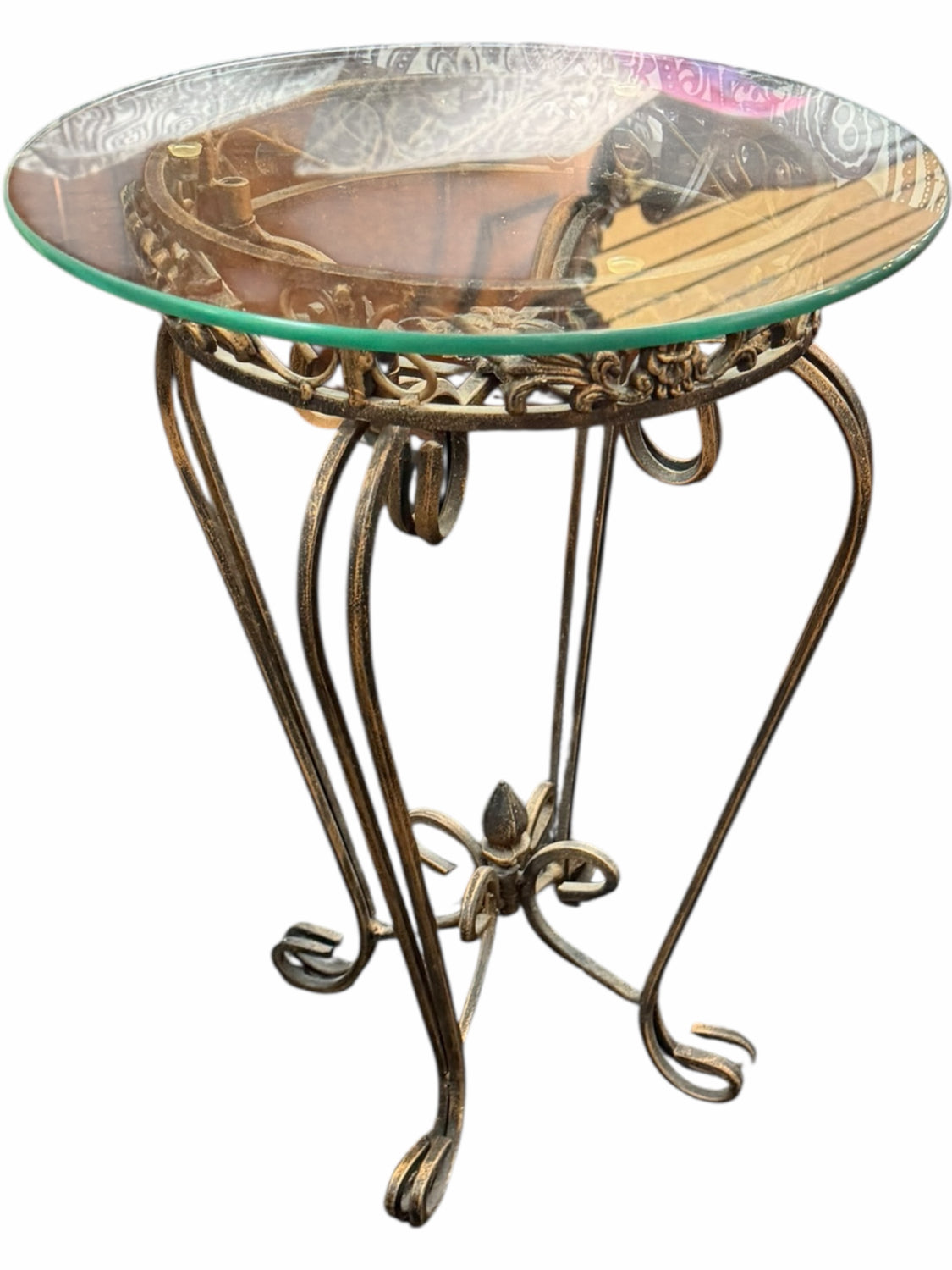 Glass Top Table