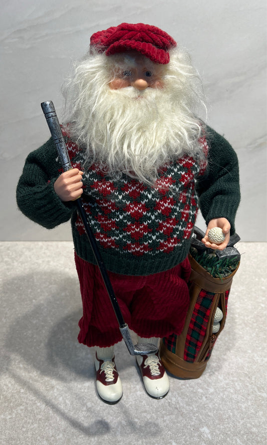 Golfing Santa