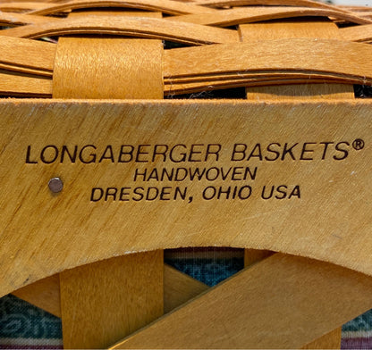 Covered Longaberger Basket