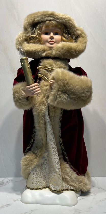 Animated Lady Figurine