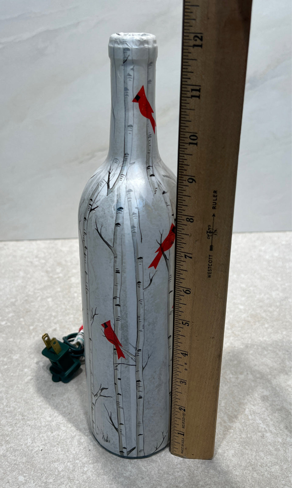 Christmas Lighted Bottle