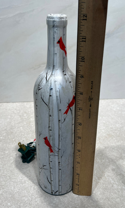 Christmas Lighted Bottle