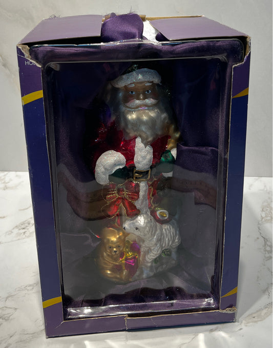 Glass Santa