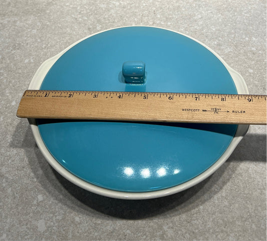 Vintage Atomic North Covered Bowl
